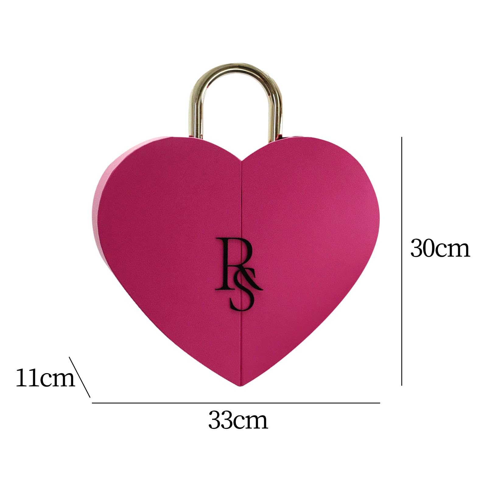 ATORSE Heart Shaped Gift Box with Lid